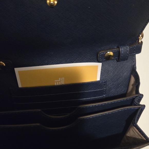 Navy Blue Michael Kors Black Crossbody Bag - Picture 5 of 10